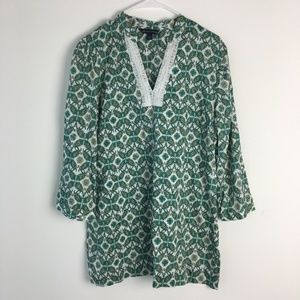 Brooks Brothers Womens Blouse Shirt 3/4 Sleeve